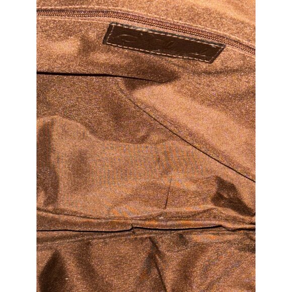 P. Sherrod & Co. Brown Leather Hobo Bag With Braided Handle Detailing Measures A - Picture 8 of 9